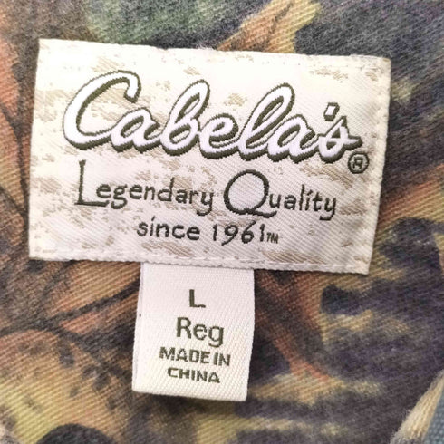 カベラス Cabela's リアルツリー ハンティングシャツ ガンパッチ メンズ import:L